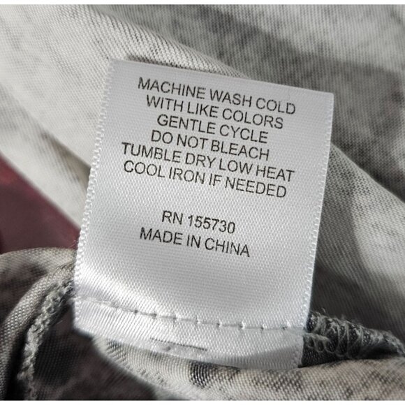 Jane & Delancey Vintage-Style Light Gray Washed Denim-Look Tunic Sz 1X Lagenlook - Picture 9 of 9